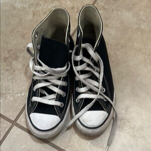 Kids High-Top Sneakers - Black